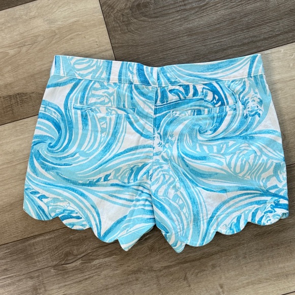 Lilly Pulitzer The Buttercup Scalloped Shorts - Picture 8 of 13